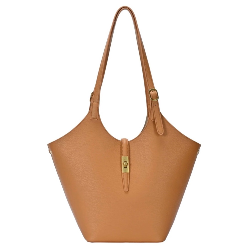NWT Miztique Isabelle 2-in-1 Scoop Neck Tole in elegant Camel Color BGT-7188 - Picture 2 of 15